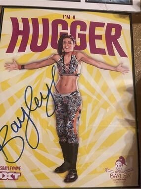 WWE Poster with Yellow and Blue Accents